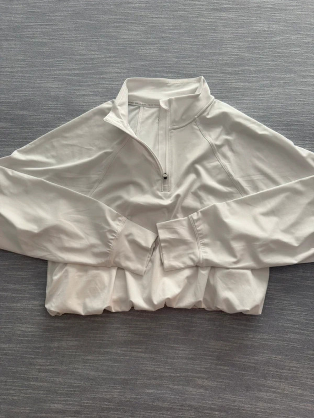 Athleta Girl cropped quarter-zip pullover large